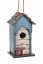 Jarní dekorace dřevěná ptačí budka H24cm..13cmLx12,5cmWx24cmH - závěs