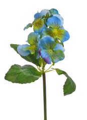 Umělá kvetoucí maceška, květ Ø 6cm, celkem dl. 21cm