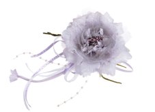 Krajková růže zápich -  Ø 10 cm, dl. 15 cm, barva 22