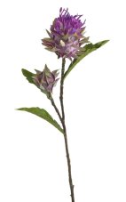 Umělý kvetoucí bodlák, květ Ø8cm/dl.65cm