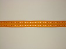 Plátnová stužka se vzorem a drátkem 1,5cm/25m