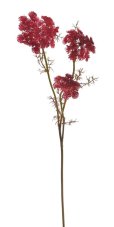 Dekorace umělá kvetoucí větvička kopru dl.75cm