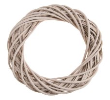 Proutěný věnec z různých druhů proutí Ø 40cm/tl.5cm