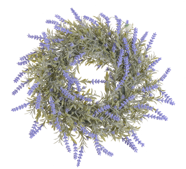Věneček z umělých levandulí Ø 32cm