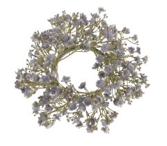 Dekorační věnec z větviček kvetoucí gypsophily Ø 20 cm