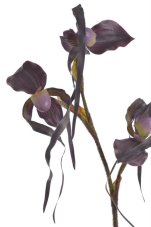 Lata umělé orchideje s třemi květy, dl.82cm
