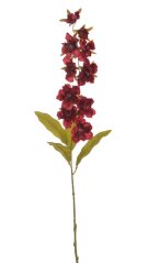 Umělá kvetoucí květina s 10 květy, květ Ø 7cm, dl. celkem 84cm