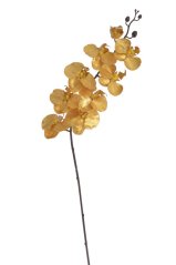 Umělá orchidej na stonku květ 9cm, dl.100cm
