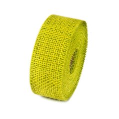 Jutová tužená stuha s nezaobroubeným okrajem 5cm/10m
