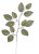 Umělá větvička s  listy  list dl. 5 - 7 cm, větev dl. 47 cm - 12ks