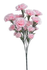 Kytice umělých karafiátů, květ Ø 7cm, dl. 48cm