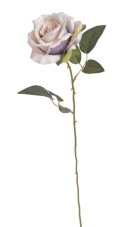 Umělá rozkvetlá růže na stonku, hlavička Ø 8cm/celkem dl.56cm