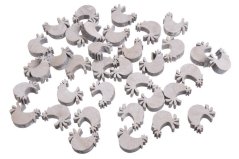 Velikonoční výseky ve tvaru kohouta 2,5cm výsek - 36ks