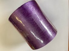 Jednobarevná plastová stuha ROT. nastro CERIMONY BORDATO 14 cm/dl. 100m