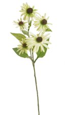 Kvetoucí umělá  Echinacea s 5 květy, květ Ø7-10cm/dl.73cm