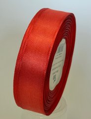 Taftová plátnová jednobarevná stuha s drátkem 2,5cm/25m
