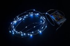 Vánoční dekorace světýlka 50LED 5m,  3AA, časovač 6/18h