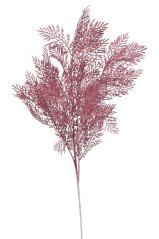 Větvička umělého kapradí 95cm - vínová 05
