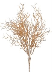 Dekorace keřík barvené plastové zeleně dl. 46cm - zápich