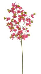 Kvetoucí větvička růžová 105 cm