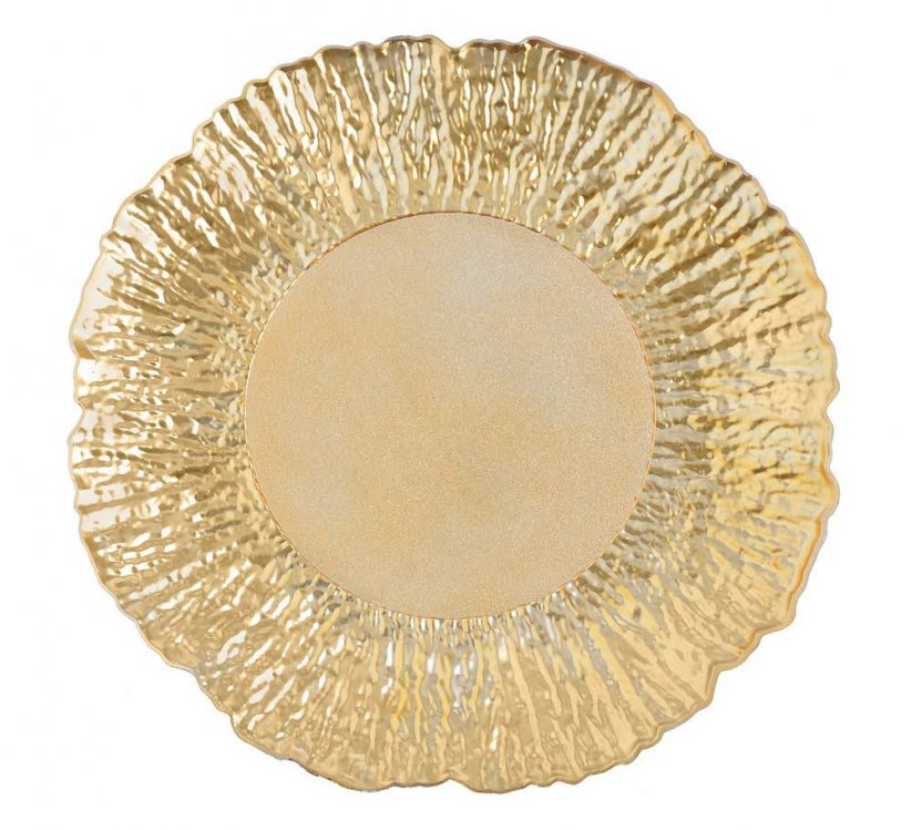 Dekorační plastový talíř se vzorem Ø 33 x H2cm