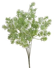 Keřík umělé kvetoucí zeleně 33cmH