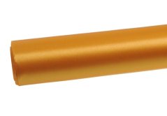 Saténový běhoun  šířka 16 cm/dl. 9m - tm. žlutá 016