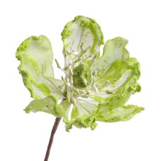 Květ umělé magnolie s drátky v okvětních plátcích, květ Ø 12cm