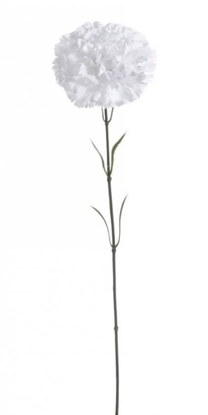 Umělý kvetoucí karafiát, květ Ø 9cm/dl.45cm