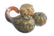 Dekorační dýně mix 3 ks zeleno-oranžové