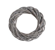 Proutěný věnec z různých druhů proutí Ø 20cm/tl.5cm