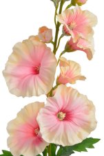 Umělý kvetoucí sléz - malva dl. 79cm