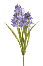 Jarní umělá květina Hyacint s listy dl. 31cm