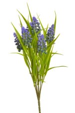 Umělá rostlina - modřenec 7 výhonů dl. 32cm - zápich