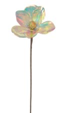 Opalizující umělá magnolie 51 cm