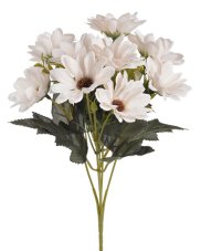 Kytice umělých margaretek, květ Ø 6 cm, dl.30 cm