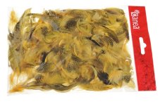 Přírodní bělené/barvené peří 10g