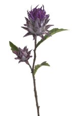Umělý kvetoucí bodlák, květ Ø8cm/dl.65cm