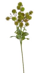 Keřík kvetoucí umělé zeleně dl. 60cm- zápich