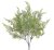 Umělá rostlina trs kapradí - zápich dl. 40cm
