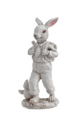 Velikonoční dekorace figurka stojící zajíc 7,2cmLx5cmWx15cmH