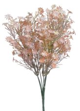 Keřík kvetoucí umělé zeleně dl. 38cm