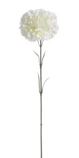 Umělý kvetoucí karafiát, květ Ø 9cm/dl.45cm