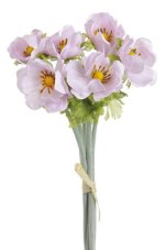 Svazek umělých anemonů, květ 5,5cm, dl.34cm - 6ks