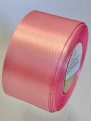 Atlasová jednobarevná stuha oboulícní 5cm/20m