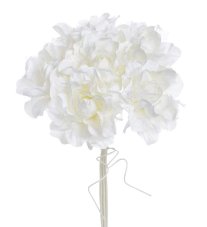 Kytice z krajkových růží,  6 ks. 27 cm - 01