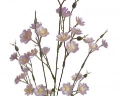 Umělá květina kvetoucí větvička  dl.66cm