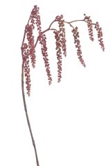 Umělá větvička s plody z měkčeného plastu dl. 84cm