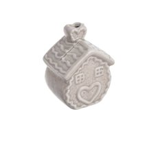 Dekorace porcelánový domek na vizitky 5cmLx6cmWx3,5cmH
