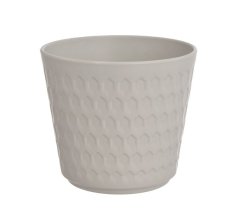 Dekorace - plastový obal na květináč 14,5cm∅ x 13cmH